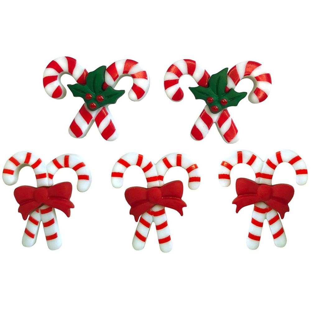 Christmas Peppermint Pairs - Button Theme Pack