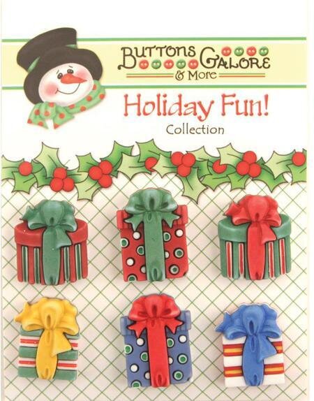 Holiday Fun Buttons - Christmas Presents