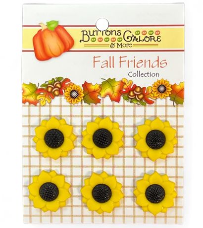Buttons Galore Button Theme Pack - Sunflowers