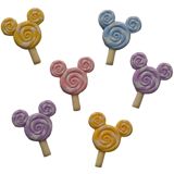 Buttons Galore Flatbackz - Lollipops