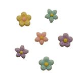 Buttons Galore Flatbackz - Soft Petal