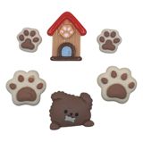 Buttons Galore Flatbackz - Pup Patrol