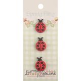 Spring Fling Buttons - Ladybugs