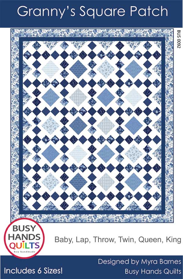 Grannys Square Patch - Quilt Pattern