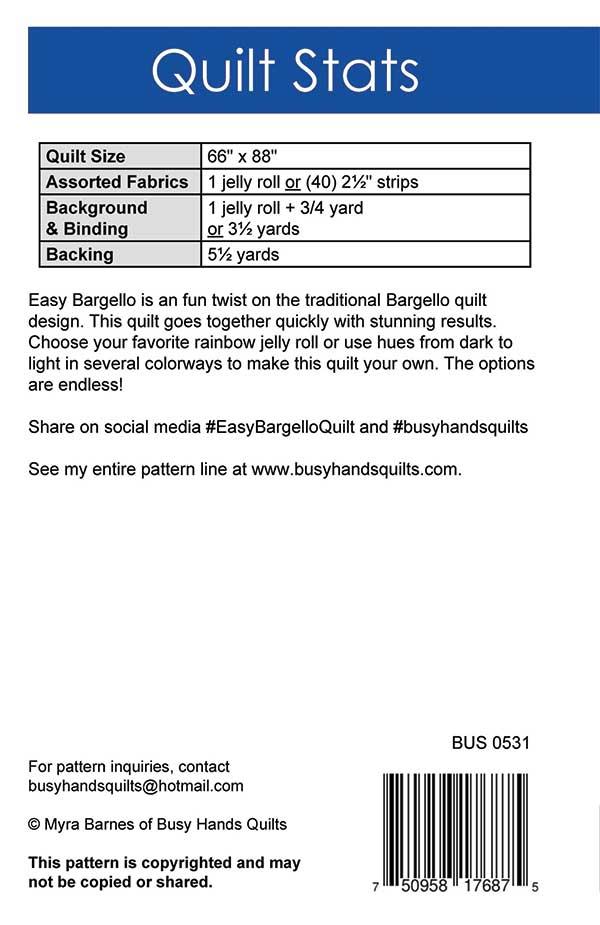 Easy Bargello - Quilt Pattern