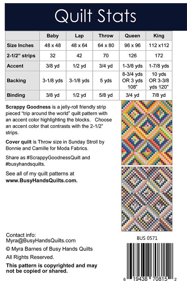 Scrappy Goodness - Quilt Pattern