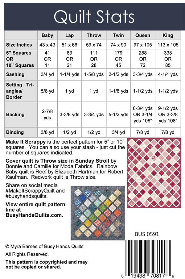 Make It Scrappy - Quilt Pattern