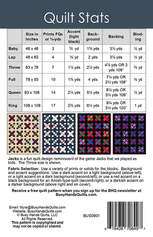 Jacks - Quilt Pattern