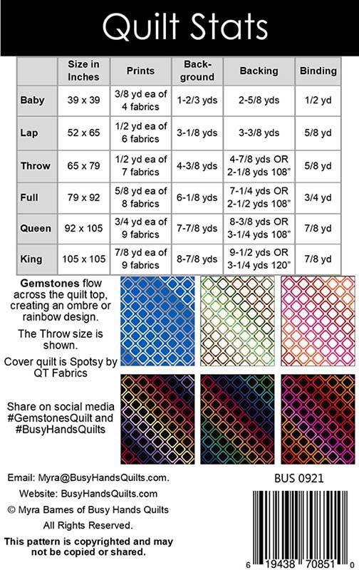 Gemstones - Quilt Pattern