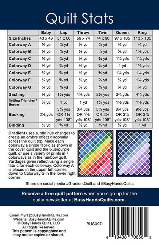 Gradient Quilt - Quilt Pattern