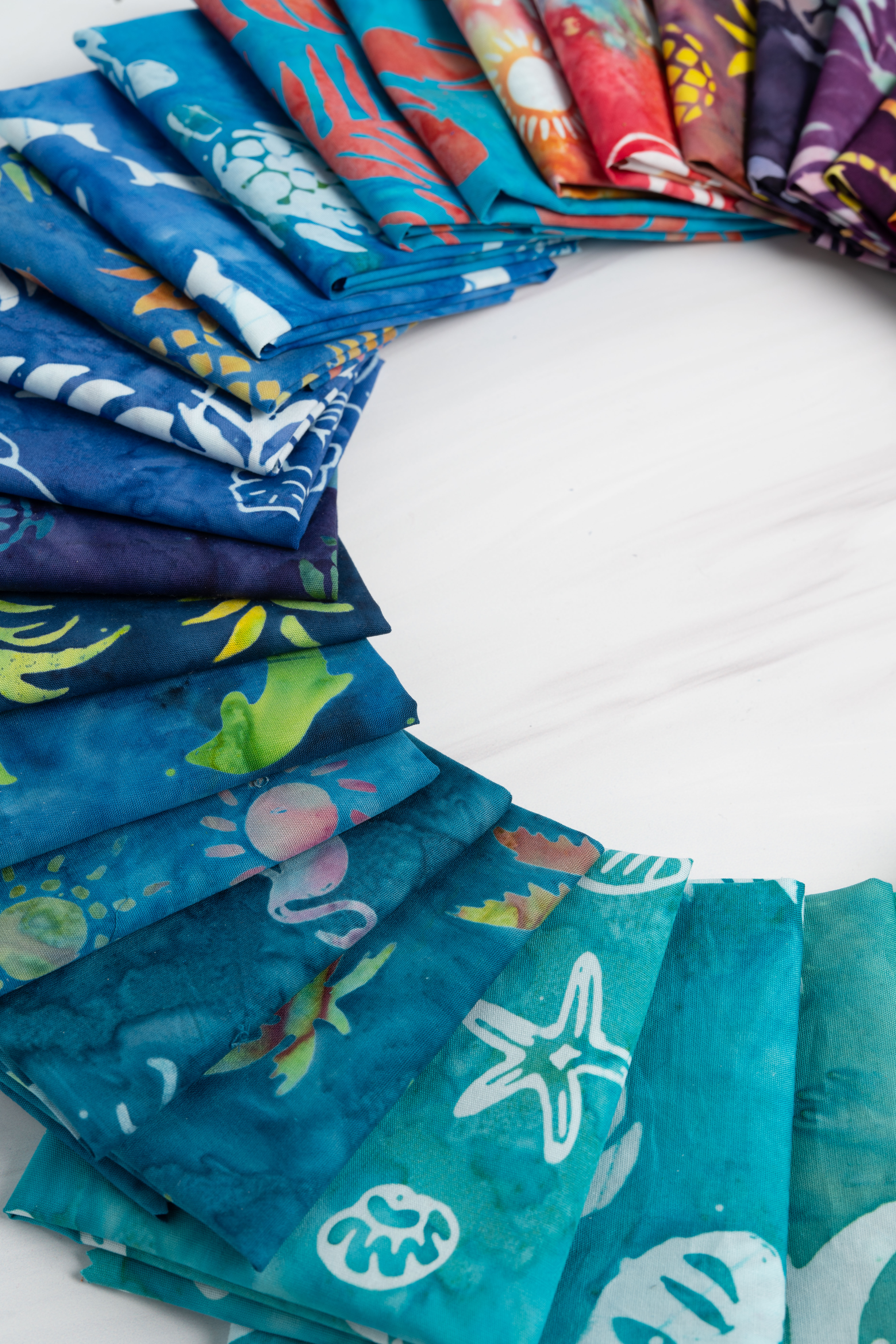 Beachy Batiks Palm 1 - Quilt Fabric
