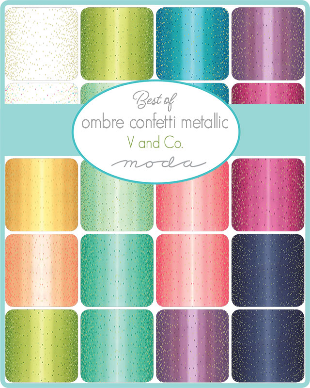 Best Ombre Confetti Metal - Dessert Roll
