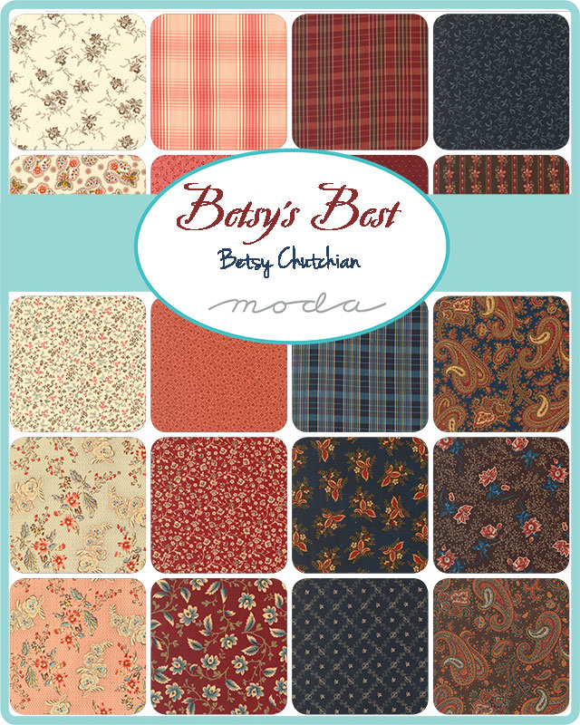 Betsys Best Vines Cream Multi - Quilt Fabric, different perspective #1, zoomed in. Select this picture to zoom back out.