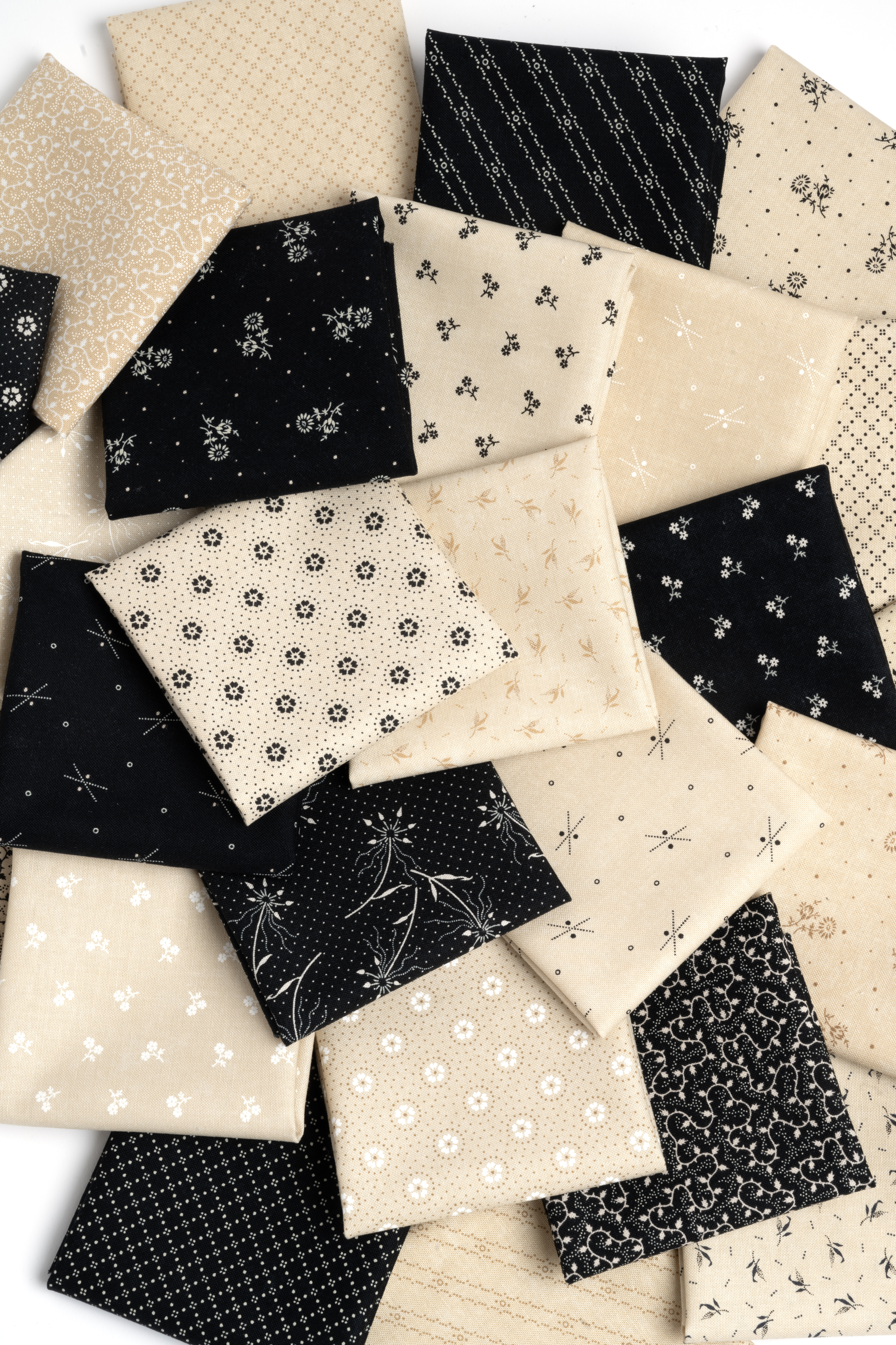 Blackbirds Nest Nesting - Tan Tonal - Quilt Fabric