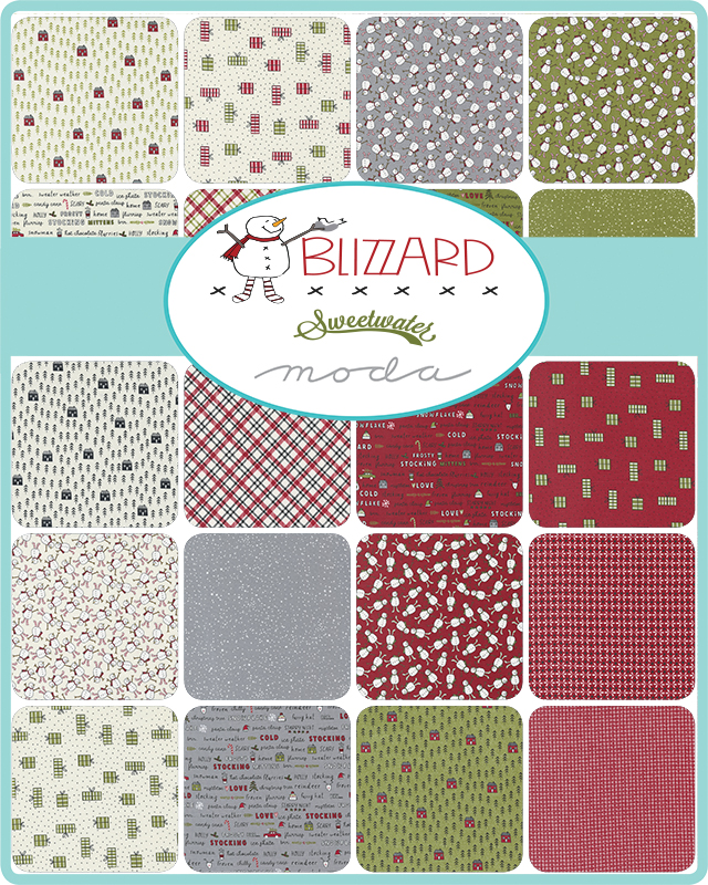 Blizzard Vanilla - Flurries Dots Snow - Quilt Fabric