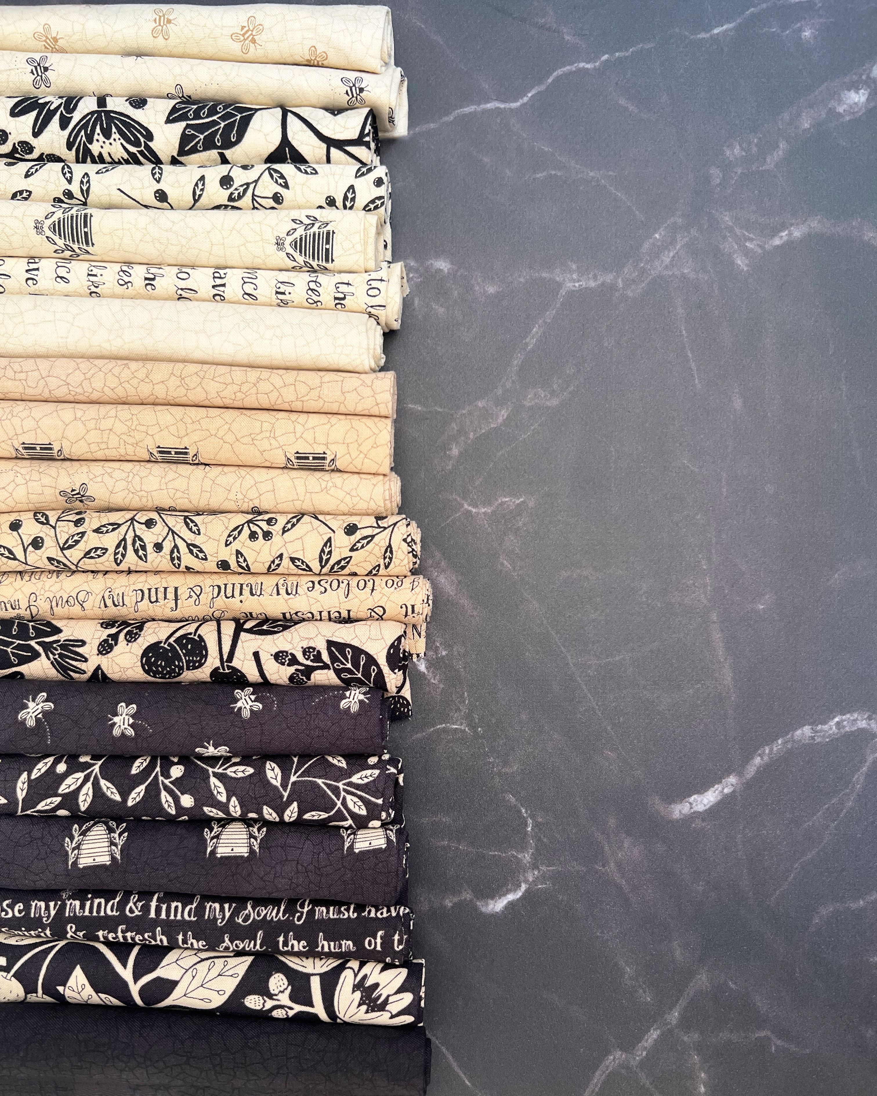 Bloom And Grow Vines - Tan - Quilt Fabric