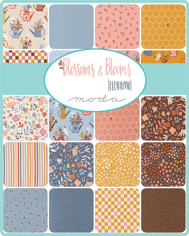 Blossoms And Blooms Flowers Blush - Quilt Fabric