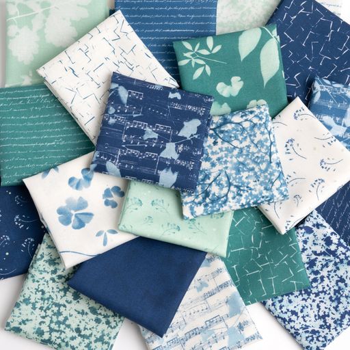 Bluebell Mercer Solid Color - Cloud - Quilt Fabric