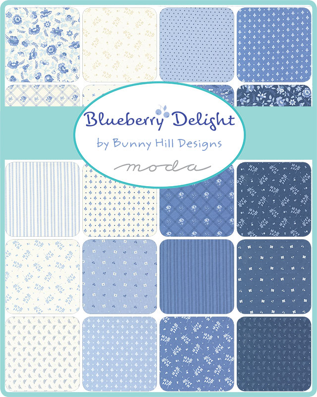 Blueberry Delight Stone - Quilt Fabric