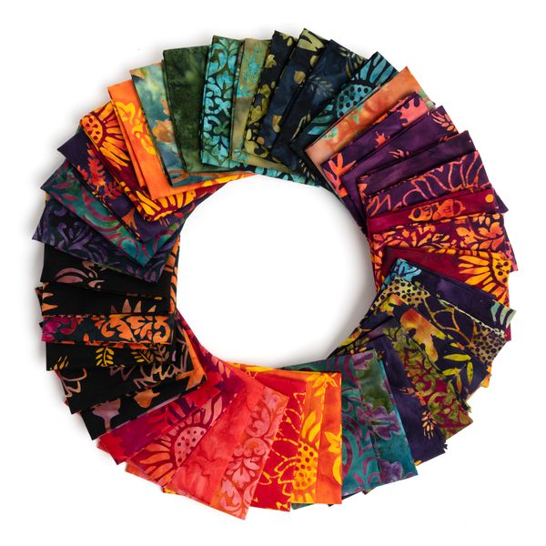 Bonfire Batiks Amethyst - Batiks Autumn Fall - Quilt Fabric