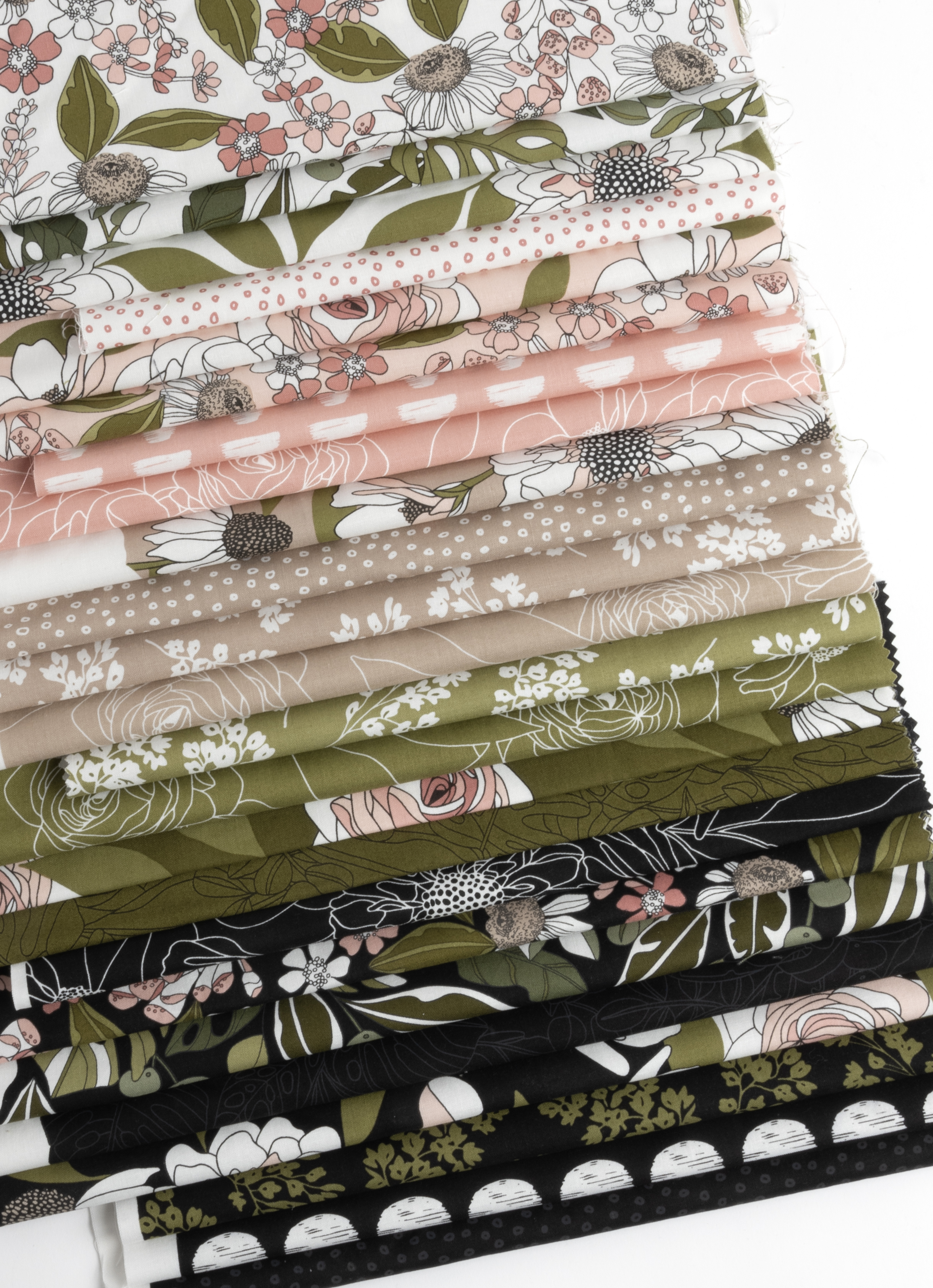 Botany Mochi Linen Ink - Quilt Fabric