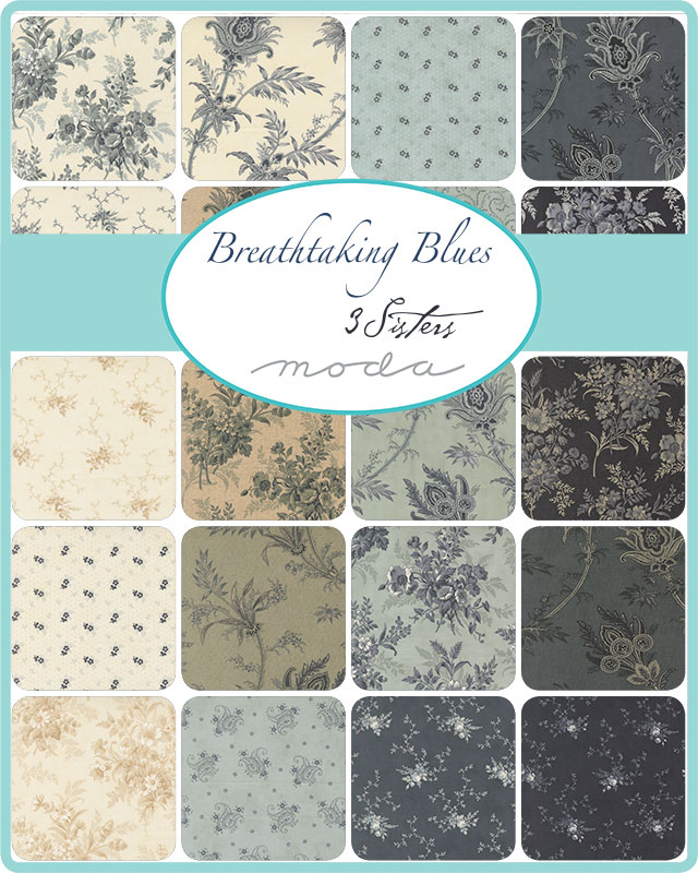 Breathtaking Blues Paisley Sky - Quilt Fabric