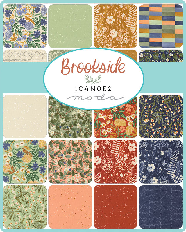 Brookside Leaf Sagebrush - Quilt Fabric