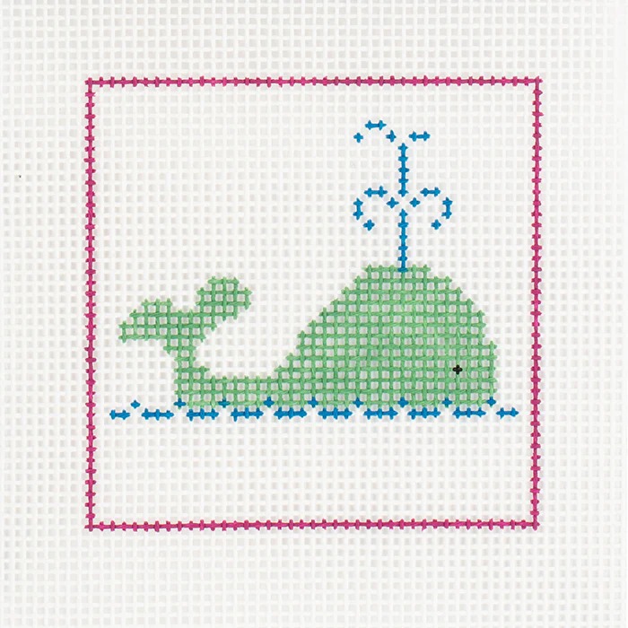 Whale Beginner Needlepoint Kit