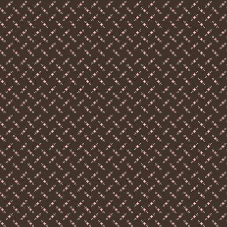 Bee Dots Raisin - Quilt Fabric