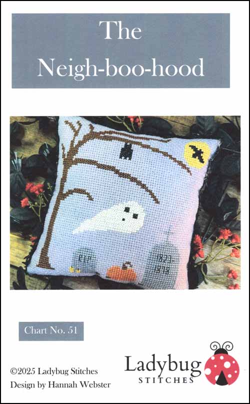 The Neigh-Boo-Hood - Halloween Cross Stitch Pattern