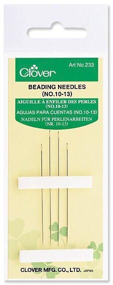 Clover Beading Hand Needles Size 10-13
