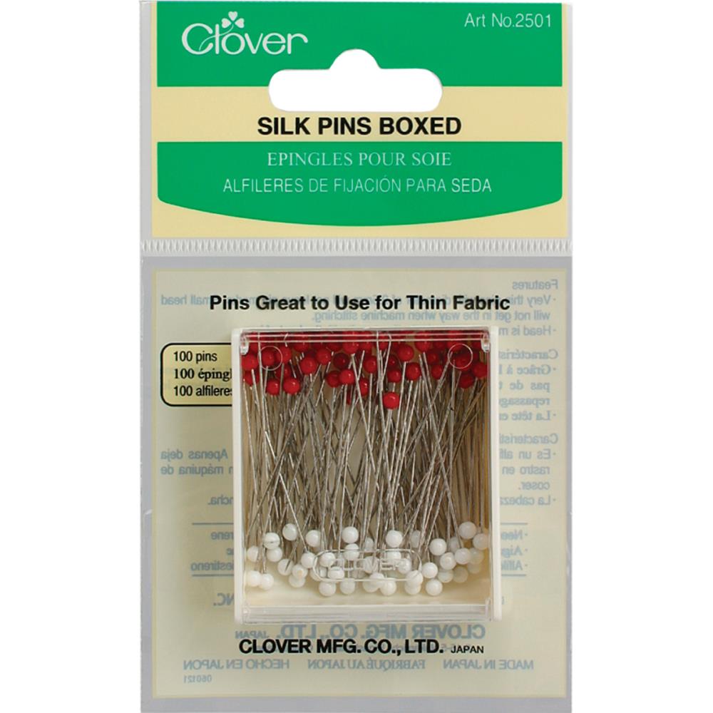 Silk Pins - Pack of 100