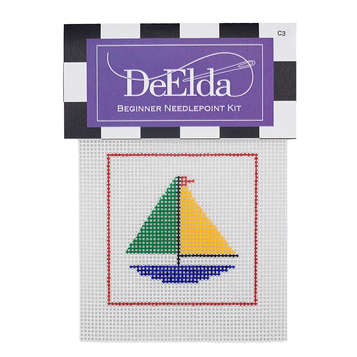 Sailboat Beginner Needlepoint Kit