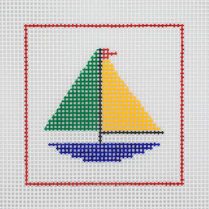 Sailboat Beginner Needlepoint Kit