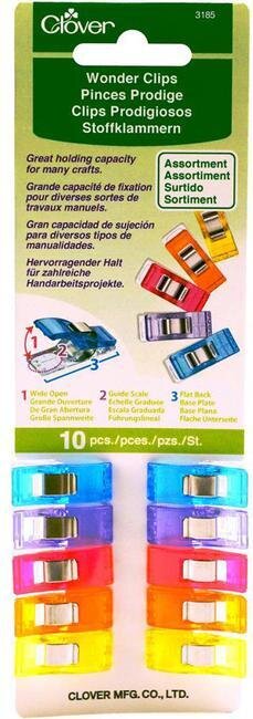 Wonder Clips (10 pieces) - Assorted Colors