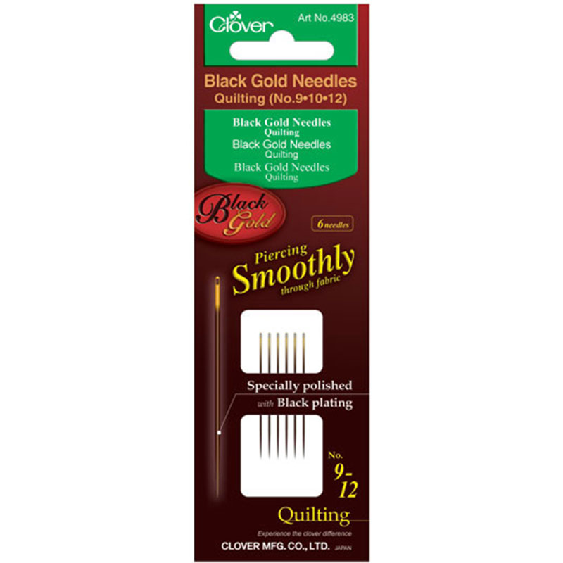 Black Gold Quilt Needle 9,10,12