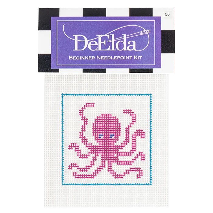 Octopus Beginner Needlepoint Kit