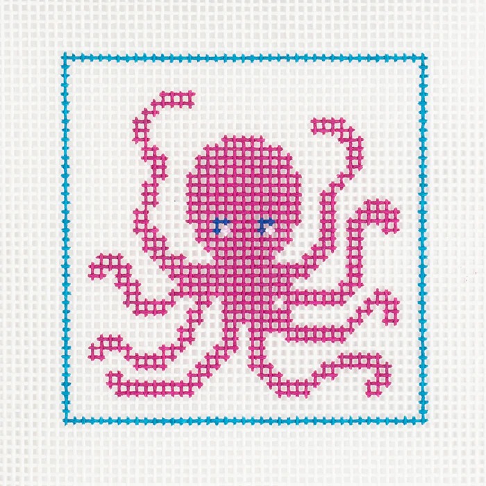 Octopus Beginner Needlepoint Kit