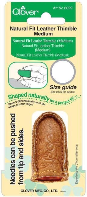 Natural Fit Leather Thimble - Medium
