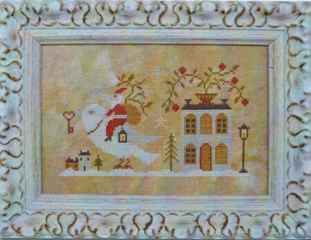 Santa, the Dove, and the Key - Cross Stitch Pattern