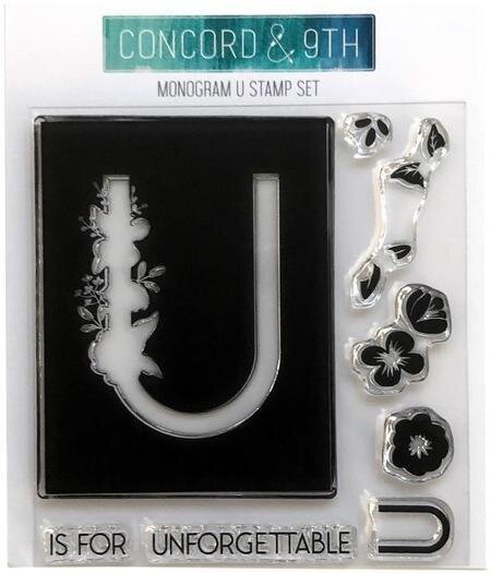 Monogram U - Clear Stamp