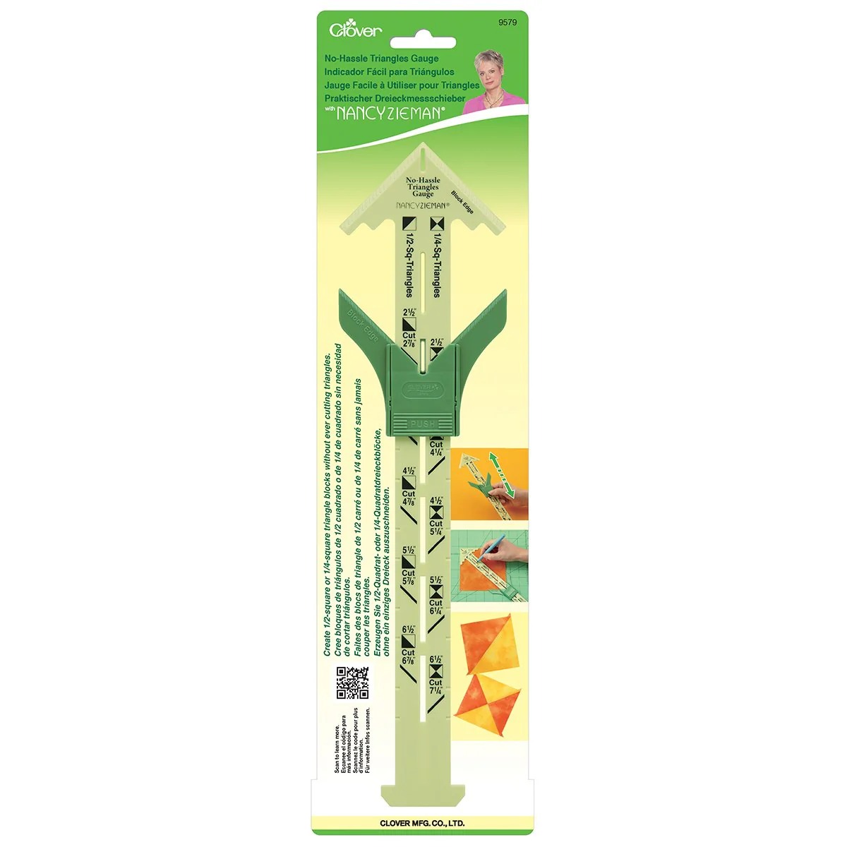 No Hassle Triangles Gauge - Quilting Ruler