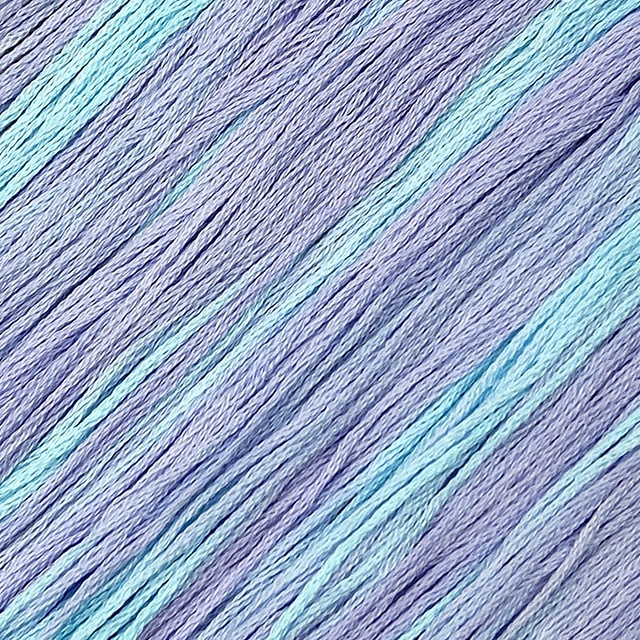 Blue Hydrangea #034 - Colour and Cotton Thread