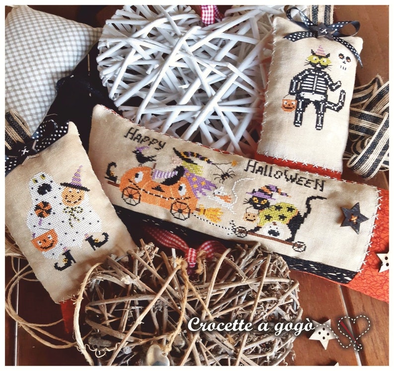 Halloween Car - Cross Stitch Pattern