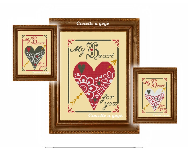 My Heart For You - Cross Stitch Pattern