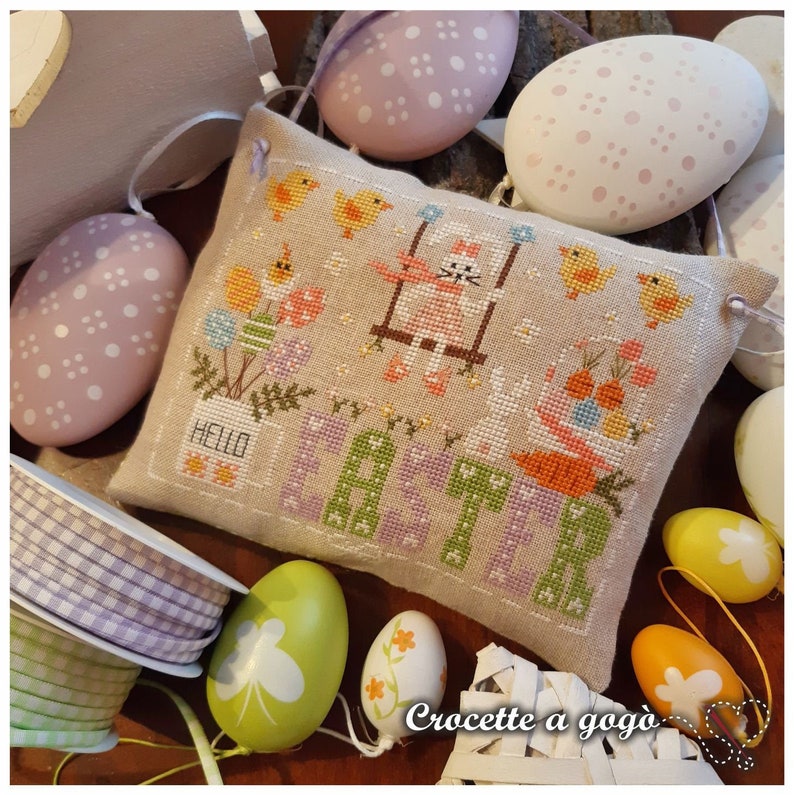 Hello Easter - Cross Stitch Pattern