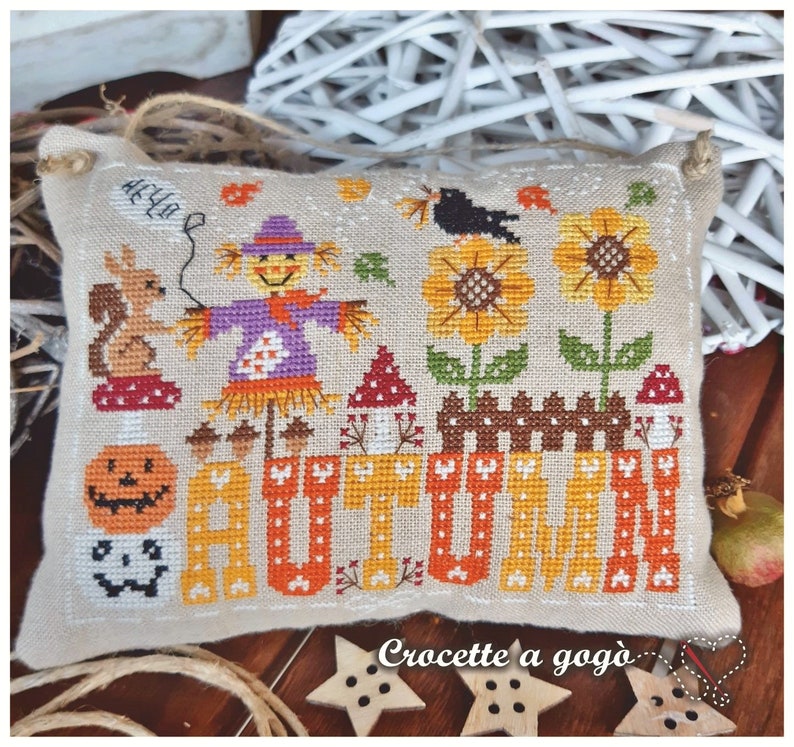 Hello Autumn - Cross Stitch Pattern
