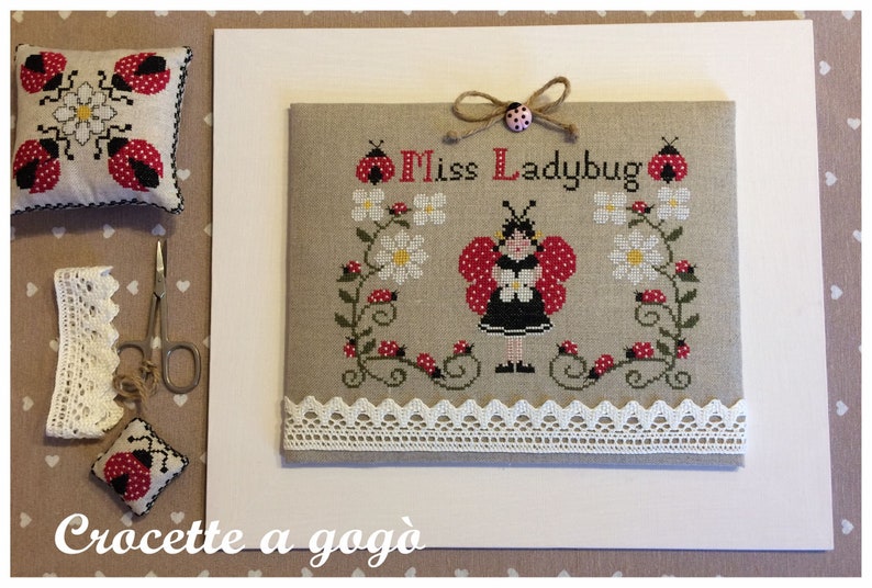 Miss Ladybug - Cross Stitch Pattern
