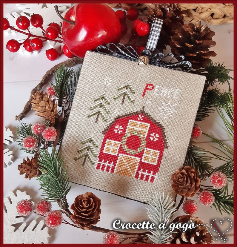 Christmas Vintage Series - 3 Farm - Cross Stitch Pattern