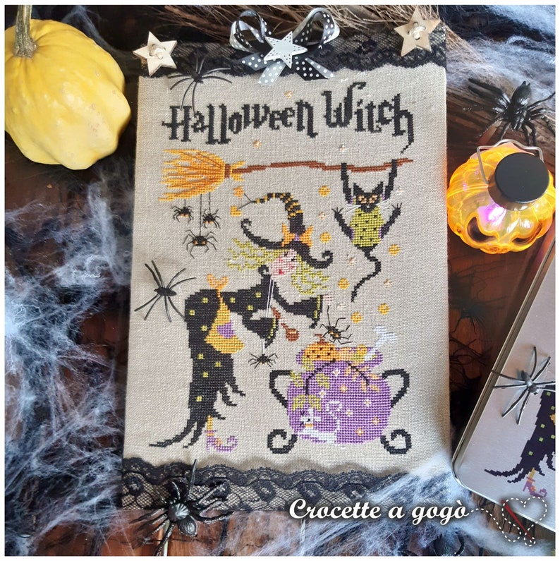 Halloween Witch - Cross Stitch Pattern